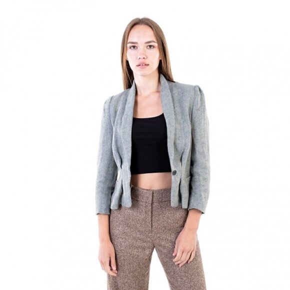Isabel Marant Blue Suit Jacket | Womens size uk 3 USA 6 - Picture 1 of 10
